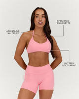 LUXE HALTER BRA - LILLY BLOSSOM