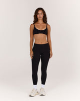 AIRE MID RISE FULL LENGTH LEGGINGS - BLACK