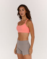 AIRE KEYHOLE RACER BACK BRA - BISQUE