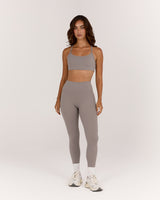 AIRE KEYHOLE RACER BACK BRA - DOVE