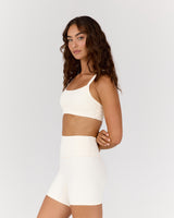 AIRE KEYHOLE RACER BACK BRA - VANILLA