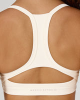 AIRE KEYHOLE RACER BACK BRA - VANILLA