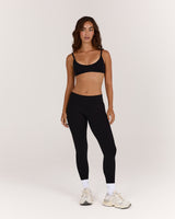 AIRE MICRO SCOOP BRA - BLACK