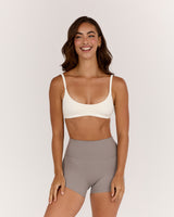 AIRE MICRO SCOOP BRA - VANILLA