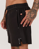COMPOUND INBUILT SHORTS 5" - BLACK