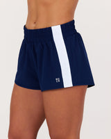 CONTRAST INBUILT RUN SHORTS 2" - AR SONIC BLUE