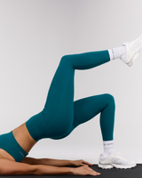 MOTION 360 POCKET FULL LENGTH LEGGINGS - DYNAMIC TEAL