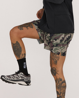 SWIFT SHORTS 6" - VINTAGE CAMO PRINT