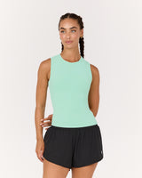 FLUID TANK TOP - MINT