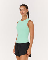 FLUID TANK TOP - MINT