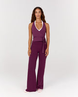FLUID WRAP TOP - BEET