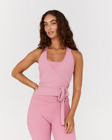 FLUID WRAP TOP - BLOOM