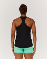 INTERVAL LONGLINE SINGLET - BLACK