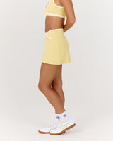 LUXE ASTRA SKORT - DOUBLE BUTTER WHITE
