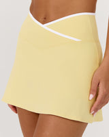 LUXE ASTRA SKORT - DOUBLE BUTTER WHITE