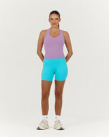 LUXE MIDRIFF TANK - VIOLET