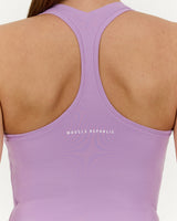 LUXE MIDRIFF TANK - VIOLET