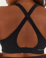 MOTION 360 CROSS BACK BRA - BLACK
