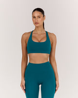MOTION 360 CROSS BACK BRA - DYNAMIC TEAL