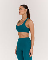 MOTION 360 CROSS BACK BRA - DYNAMIC TEAL