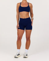 MOTION 360 MID RISE POCKET SHORTS 5" - AR SONIC BLUE