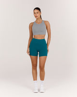 MOTION 360 OPEN BACK LONG LINE SPORTS BRA - VAPOUR