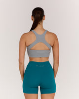 MOTION 360 OPEN BACK LONG LINE SPORTS BRA - VAPOUR