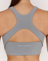 MOTION 360 OPEN BACK LONG LINE SPORTS BRA - VAPOUR
