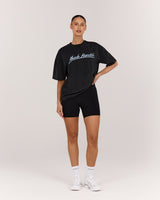 ESSENTIALS TEE - FADED BLACK MOVE WITH HEART