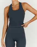 LUXE MIDRIFF TANK - ALLOY