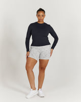 ATHLEISURE LONG SLEEVE TOP - STORM