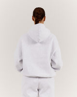 OVERSIZED HOODIE - SNOW GREY