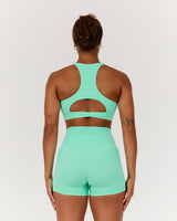 SCULPT POCKET BRA - CYBER MINT