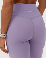 SCULPT POCKET 7/8 LEGGINGS - DUSTED GRAPE
