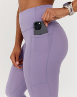 SCULPT POCKET 7/8 LEGGINGS - DUSTED GRAPE