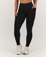 SCULPT POCKET FULL LENGTH LEGGINGS - BLACK