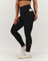 SCULPT POCKET FULL LENGTH LEGGINGS - BLACK