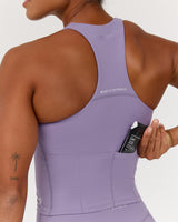 SCULPT POCKET TOP - DUSTED GRAPE