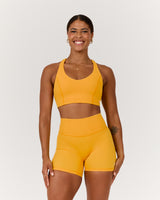 SCULPT RACER BRA - SPECTRA YELLOW