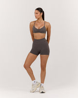 SEAMLESS INVISIBLE SCRUNCH MINI SHORTS - FALCON