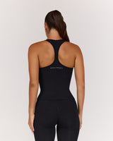 SEAMLESS RACER BACK TOP - BLACK
