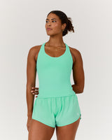 STRIDES TANK TOP - CYBER MINT