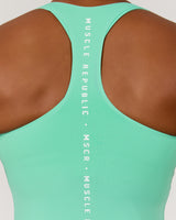 STRIDES TANK TOP - CYBER MINT