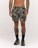 SWIFT SHORTS 6" - VINTAGE CAMO PRINT