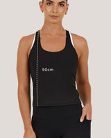 STRIDES TANK TOP - BLACK