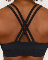 TRAINING RANGE SYNERGY BRA - BLACK GRIT NAVY