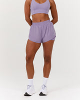 ULTRA INBUILT RUN SHORTS 3" - DUSTED GRAPE