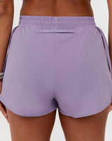 ULTRA INBUILT RUN SHORTS 3" - DUSTED GRAPE