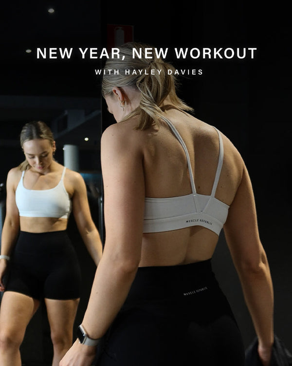 <center>New Year, New Workout <br> With Hayley Davies<center>