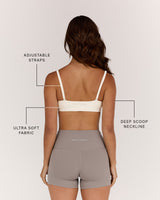 AIRE MICRO SCOOP BRA - VANILLA
